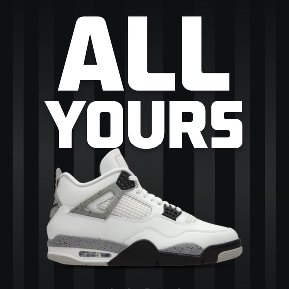 Nike Air Jordan Other - Jordan 4 - White Cement